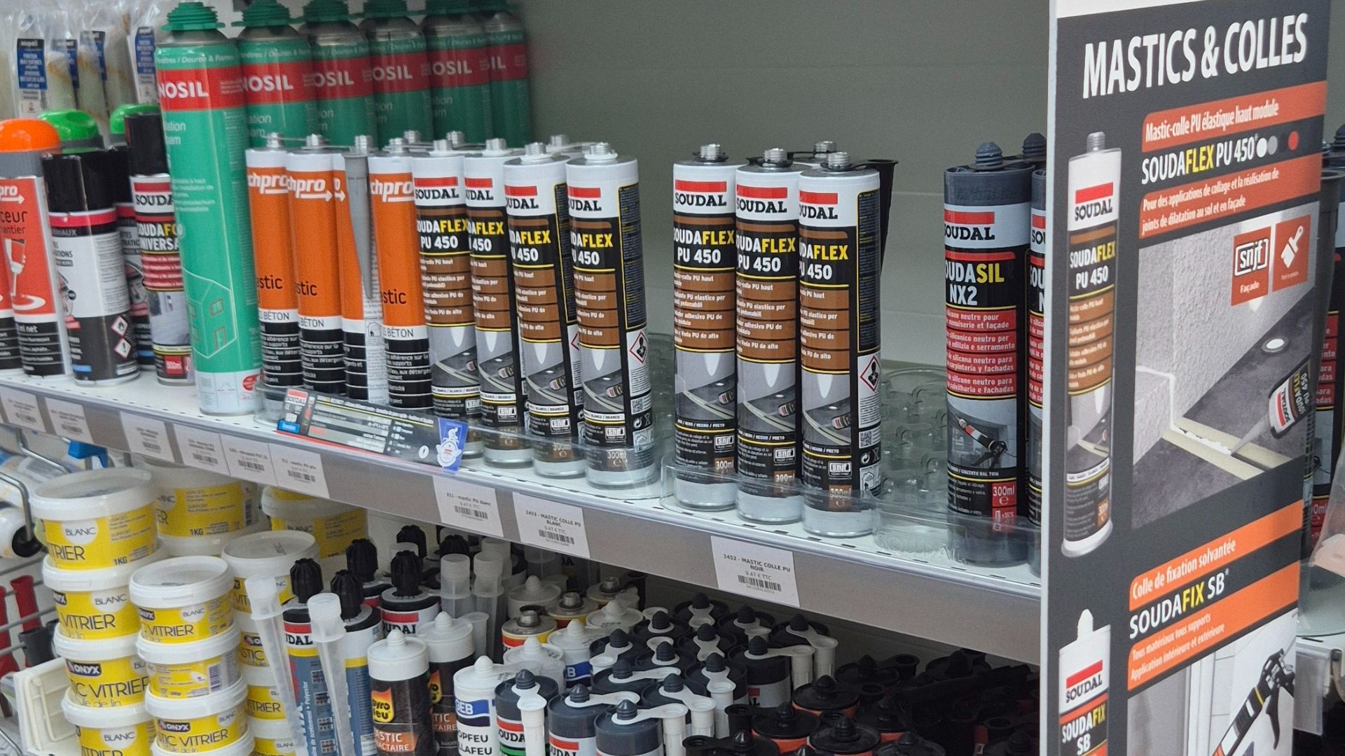 Rayon Mastic Colles - Quincaillerie